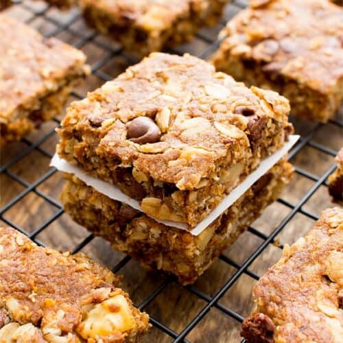 peanut butter chocolate chip breakfast bars