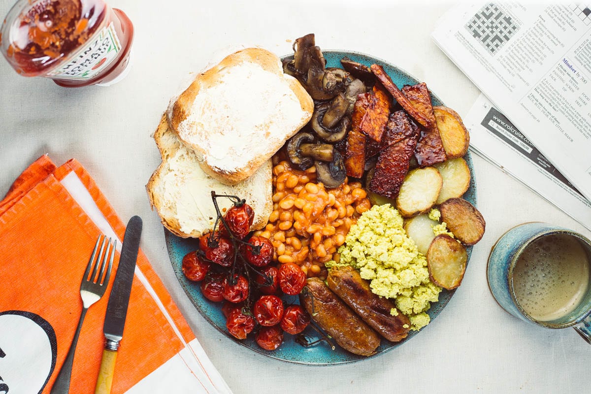 A Proper Vegan Full English Breakfast