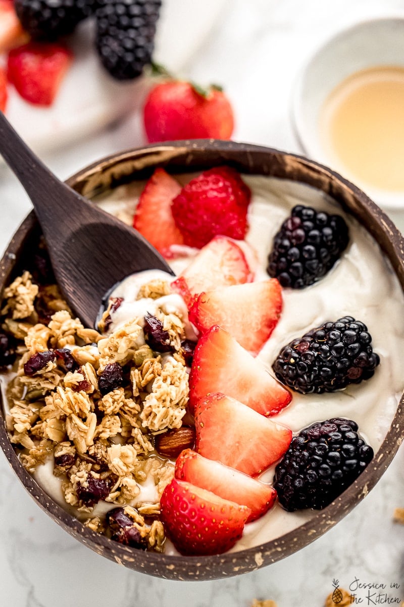 Cultured Homemade Cashew Vegan Yogurt