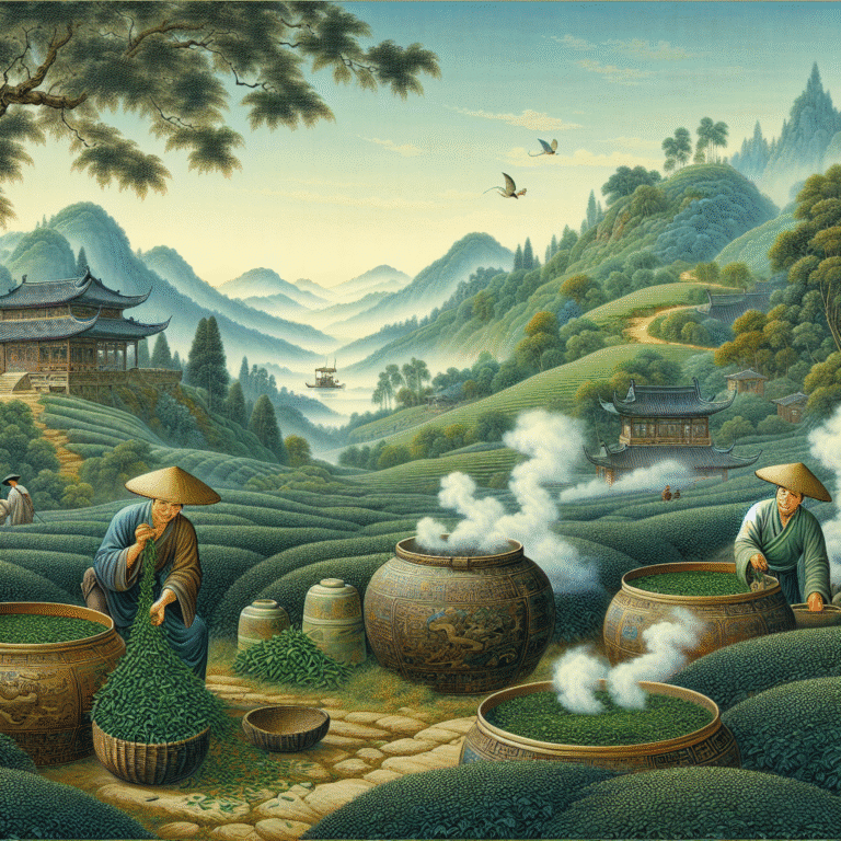 history of green tea in China