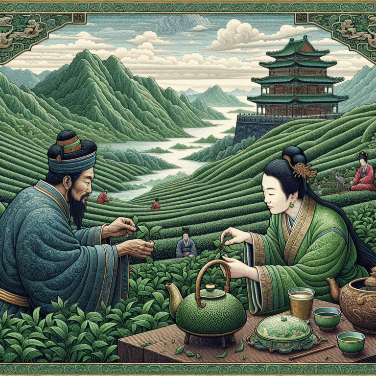 origins of green tea in Chinese dynasties