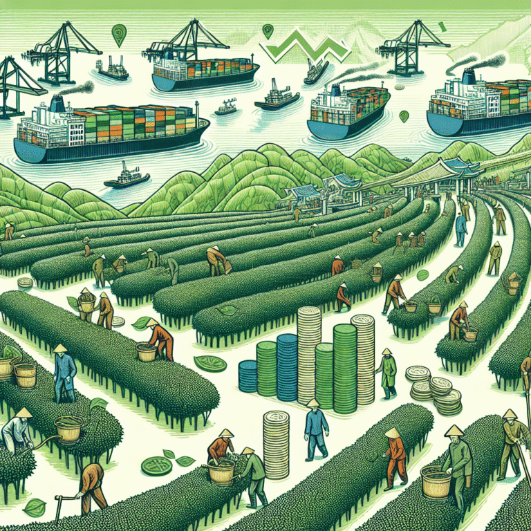 impact of green tea trade on Chinese economy