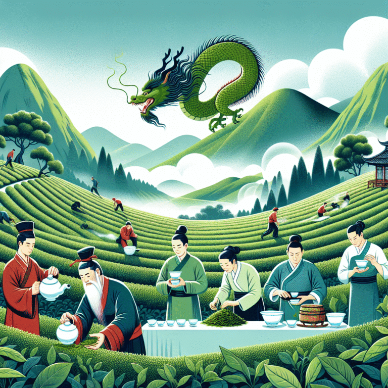 famous legends surrounding Chinese green tea