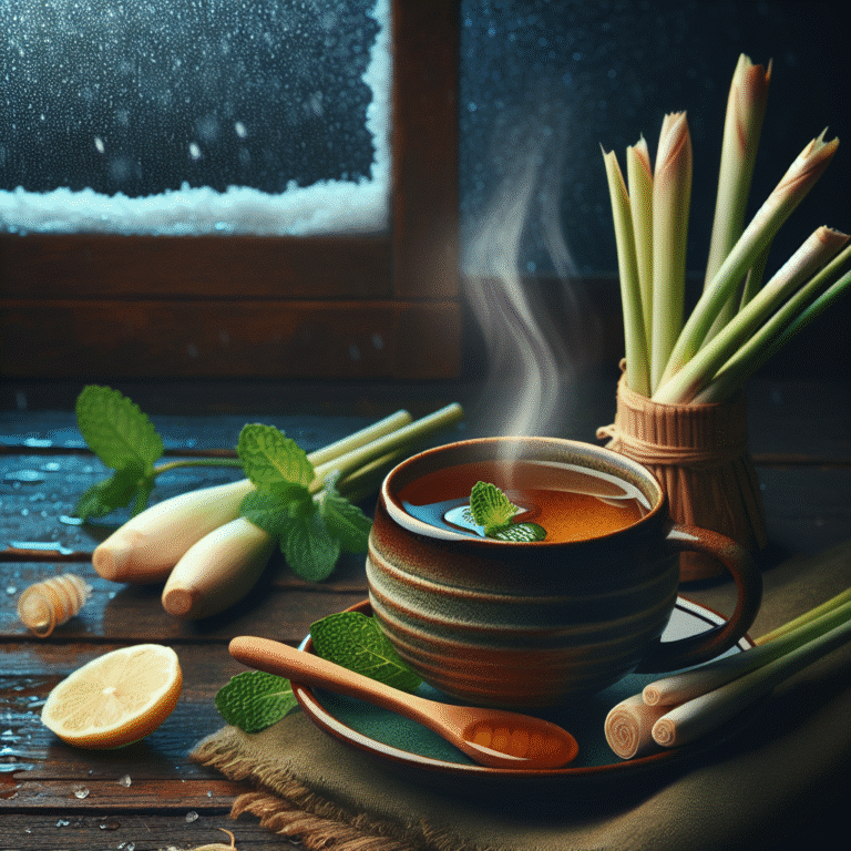 lemongrass tea recipe for cold relief and warmth