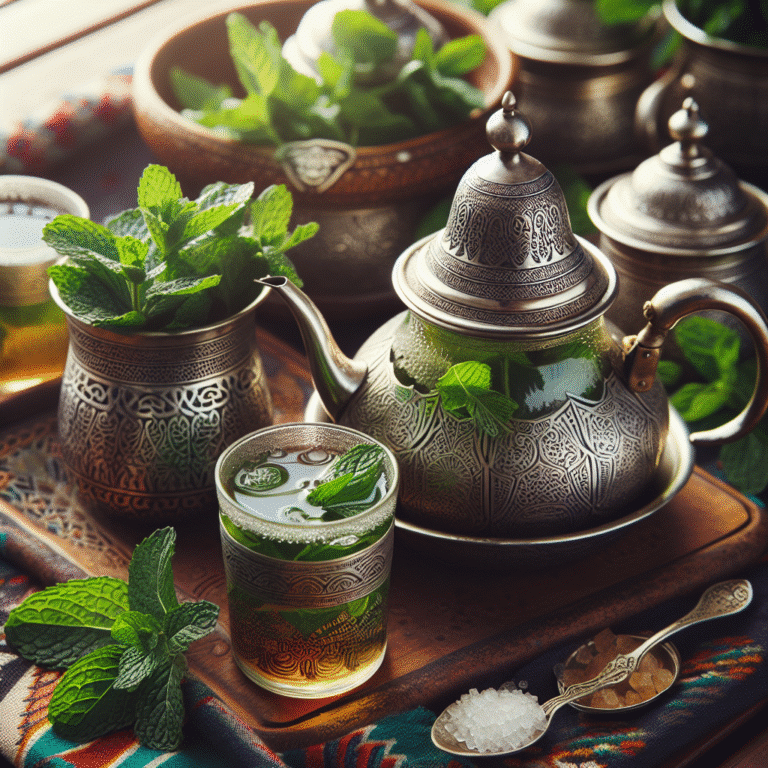 Moroccan style mint tea recipe for authentic flavor