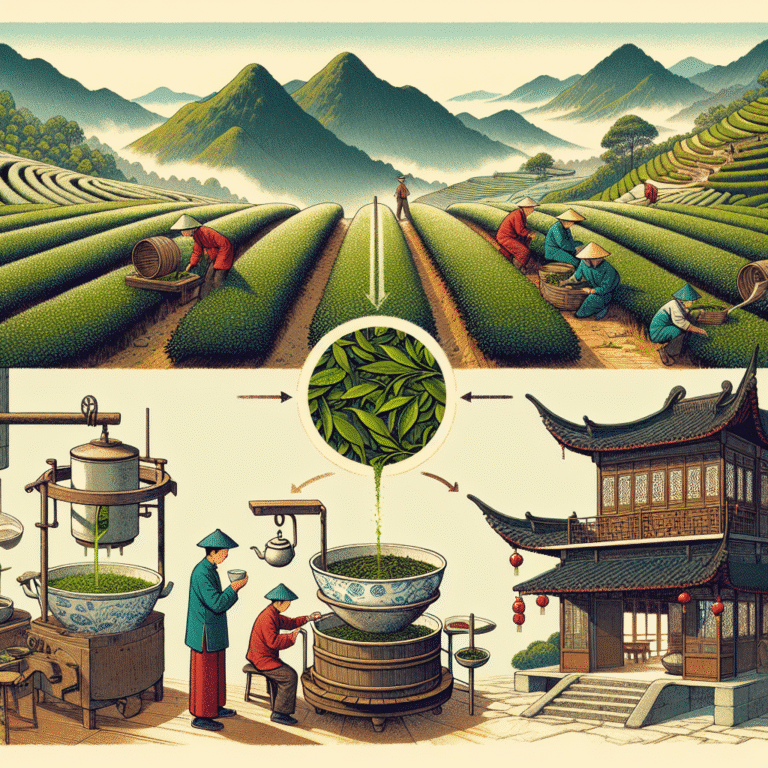 the evolution of green tea production in China