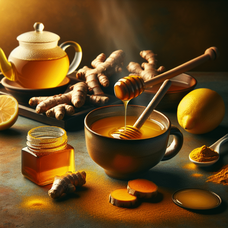 delicious turmeric and honey tea recipe for immune support