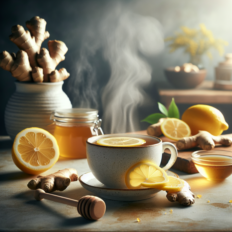 homemade ginger lemon tea recipe for immunity