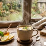 digestion boosting lemon tea