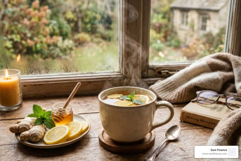 digestion boosting lemon tea