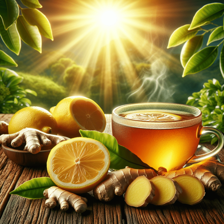 ginger lemon tea for hydration and revitalization