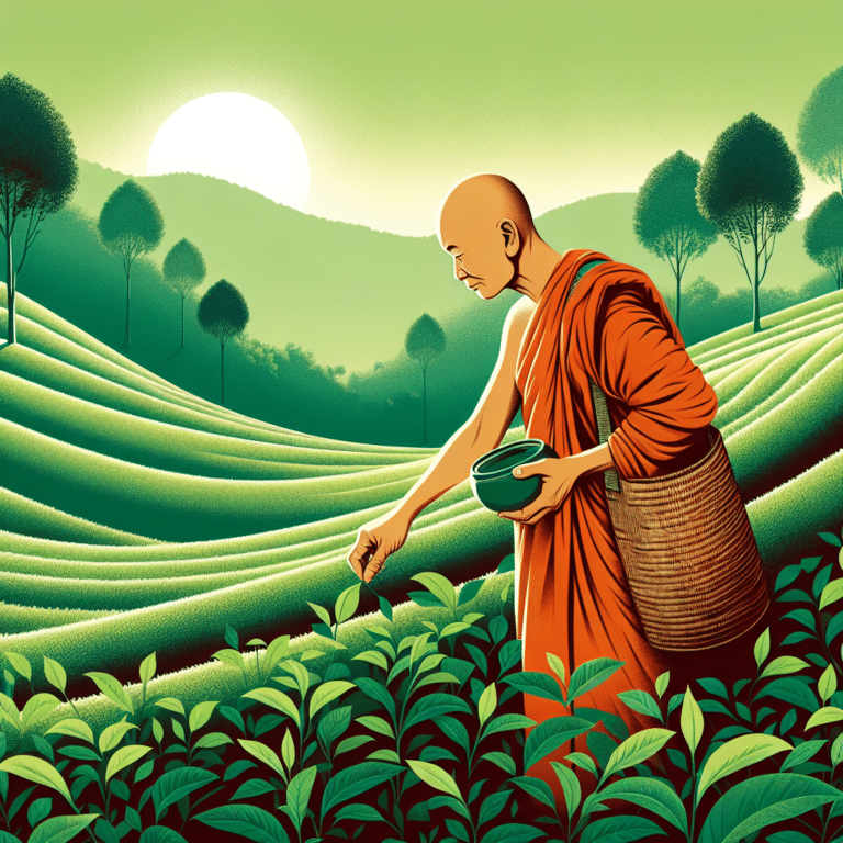 the influence of Buddhist monks on green tea cultivation