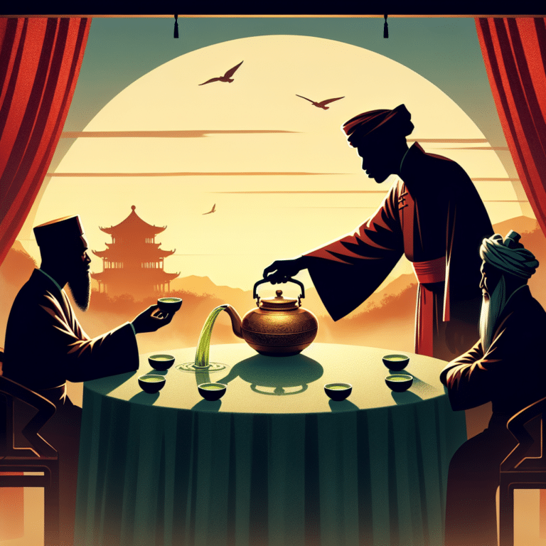 green tea's role in Chinese diplomacy and trade