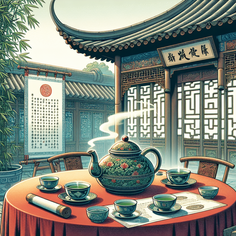green tea's role in Chinese diplomacy and trade