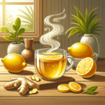 ginger lemon tea for hydration and wellness