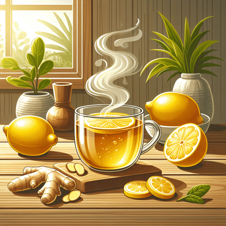 ginger lemon tea for hydration and wellness