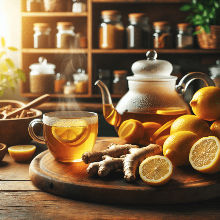 how to make the perfect ginger lemon tea at home