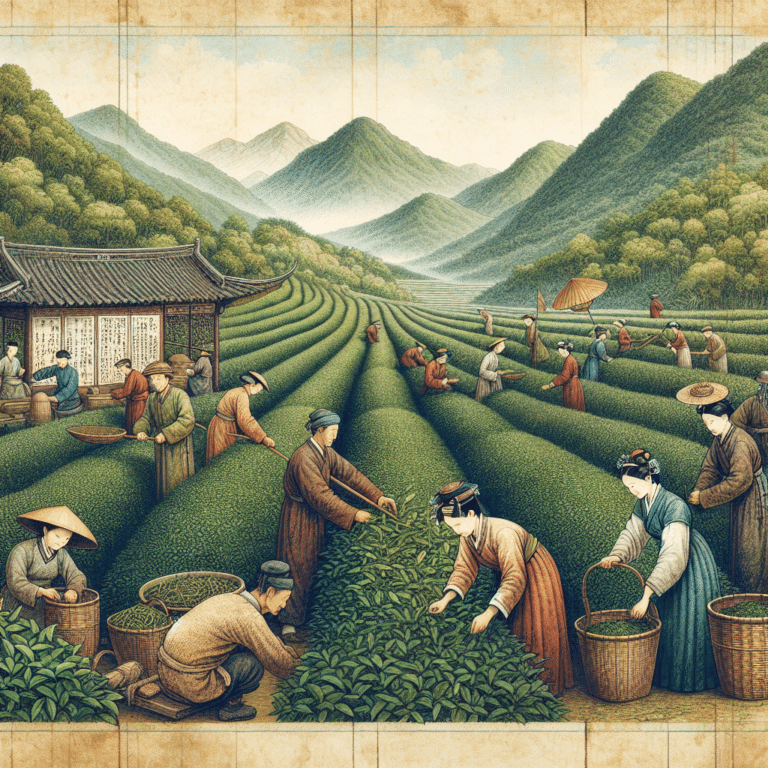 the origins of green tea production in ancient China
