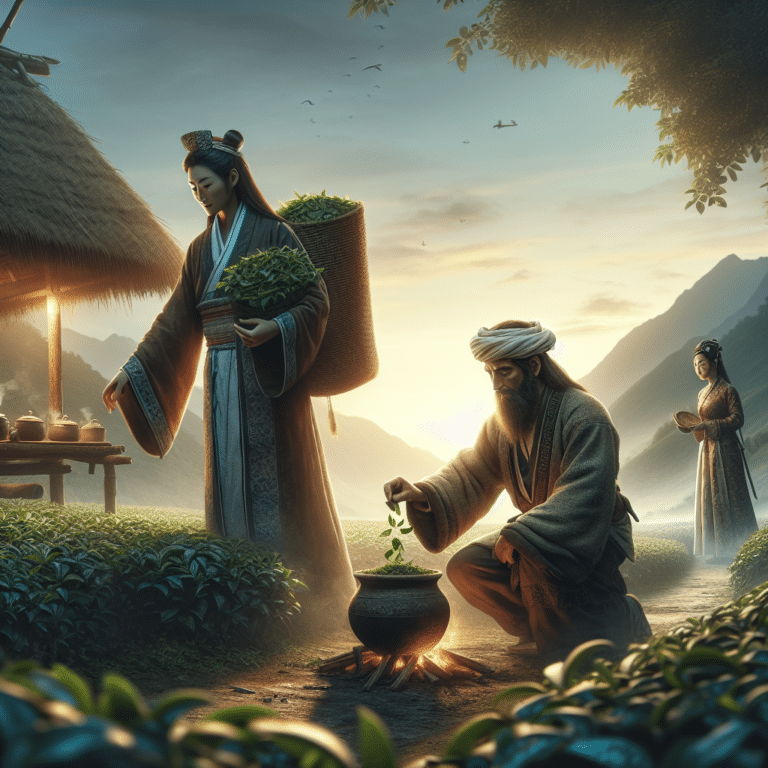 the origins of green tea production in ancient China