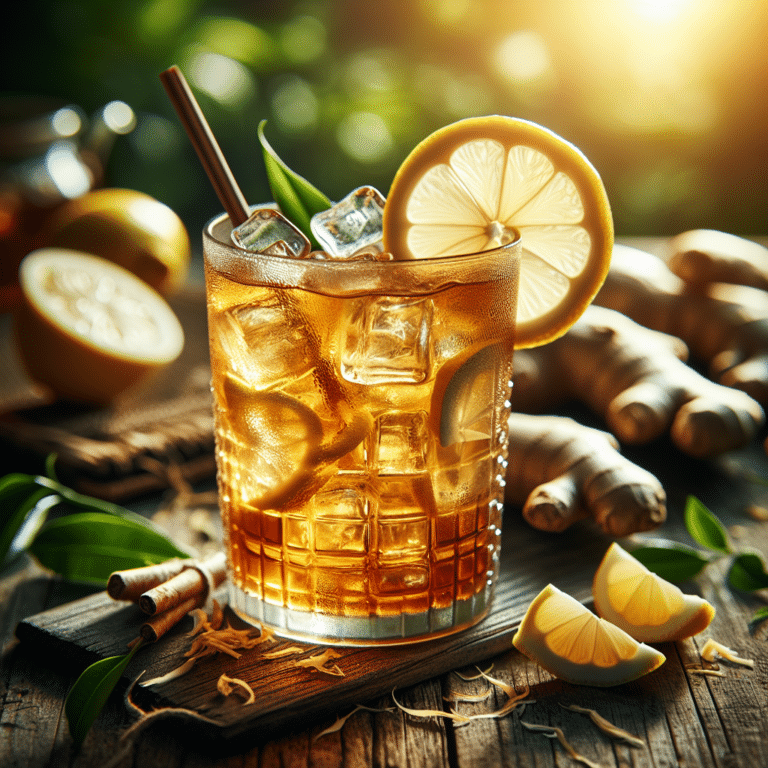 refreshing iced ginger lemon tea recipe