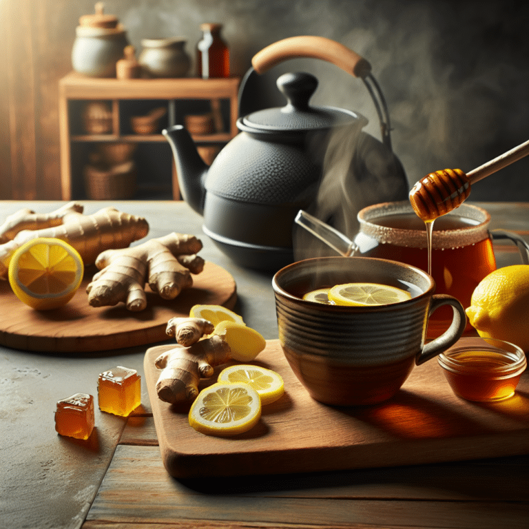 homemade ginger lemon tea recipe