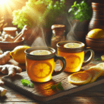 quick homemade ginger lemon tea for energy boost