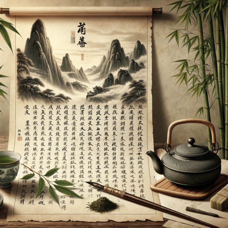 the impact of green tea on Chinese art and literature
