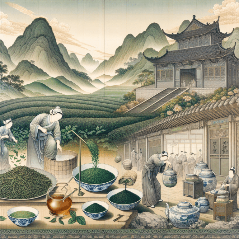 green tea's evolution from the Song to the Ming Dynasty