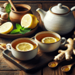 homemade ginger lemon tea recipe for immunity