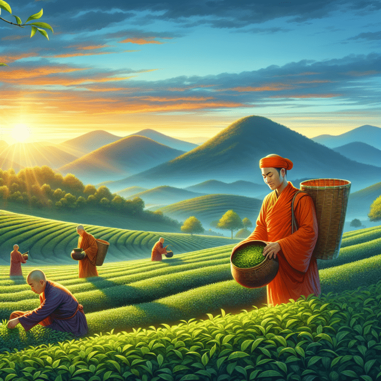 the influence of Buddhist monks on green tea cultivation
