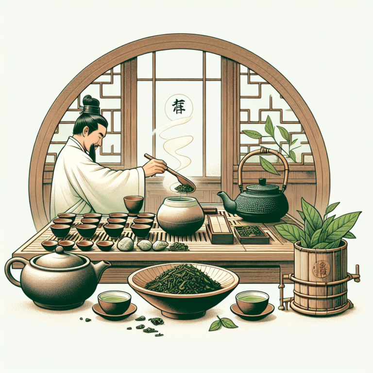 traditional methods of preparing green tea in China