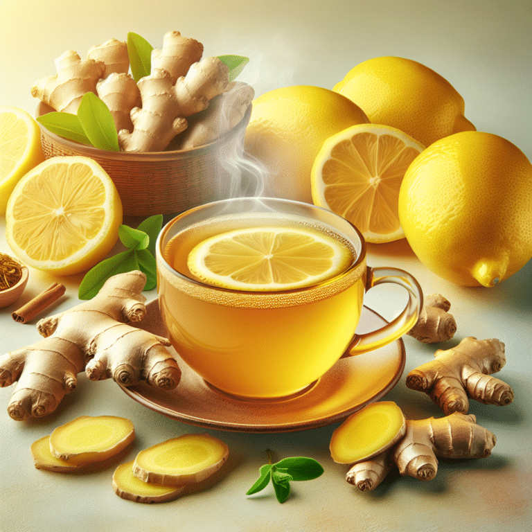 energizing ginger lemon tea to boost your mood