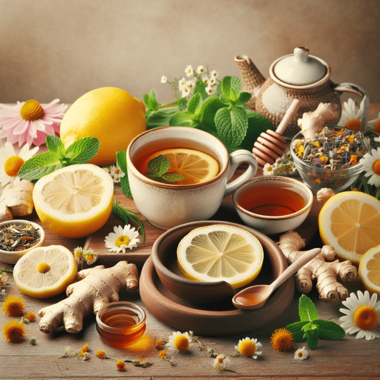 herbal tea remedies for cough and sore throat