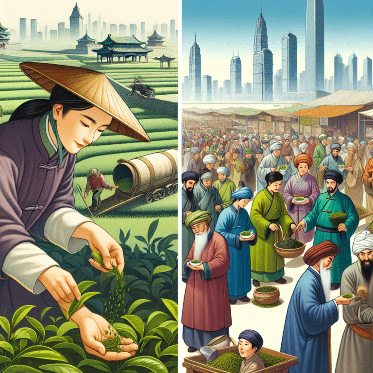 green tea’s role in Chinese economic history.