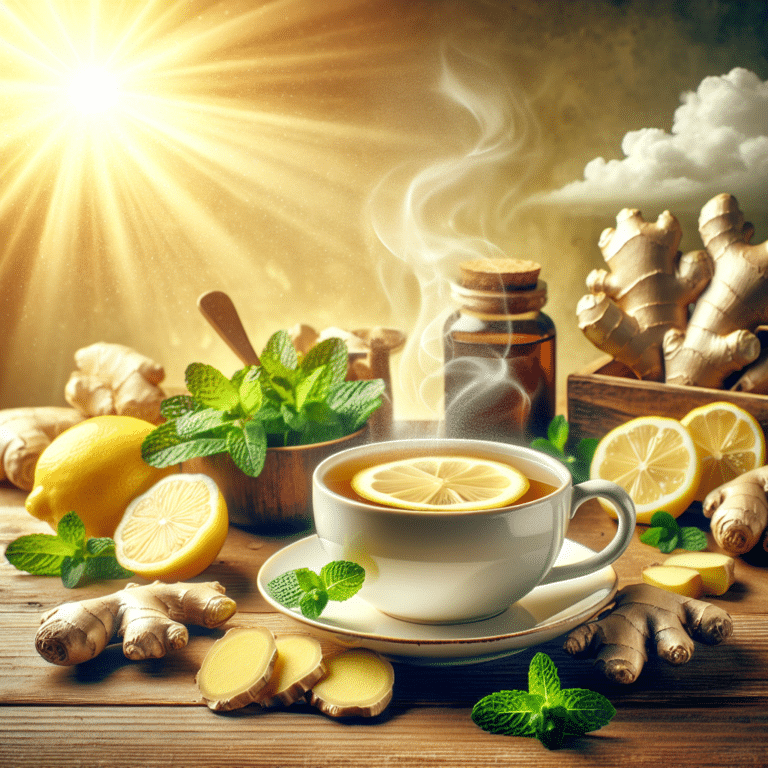 ginger lemon tea as a natural remedy for headaches