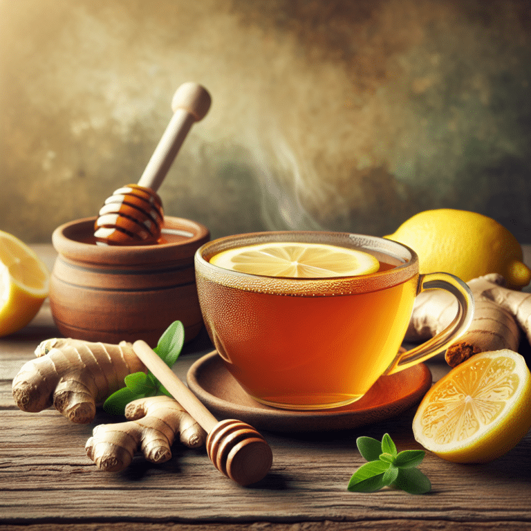 ginger lemon tea for hydration and wellness