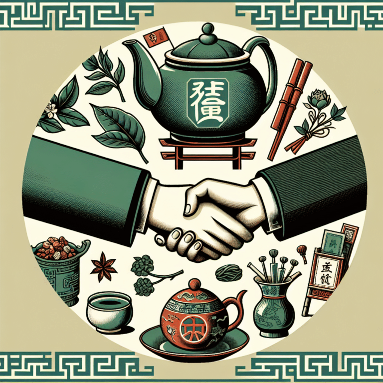 green tea's role in Chinese diplomacy and trade