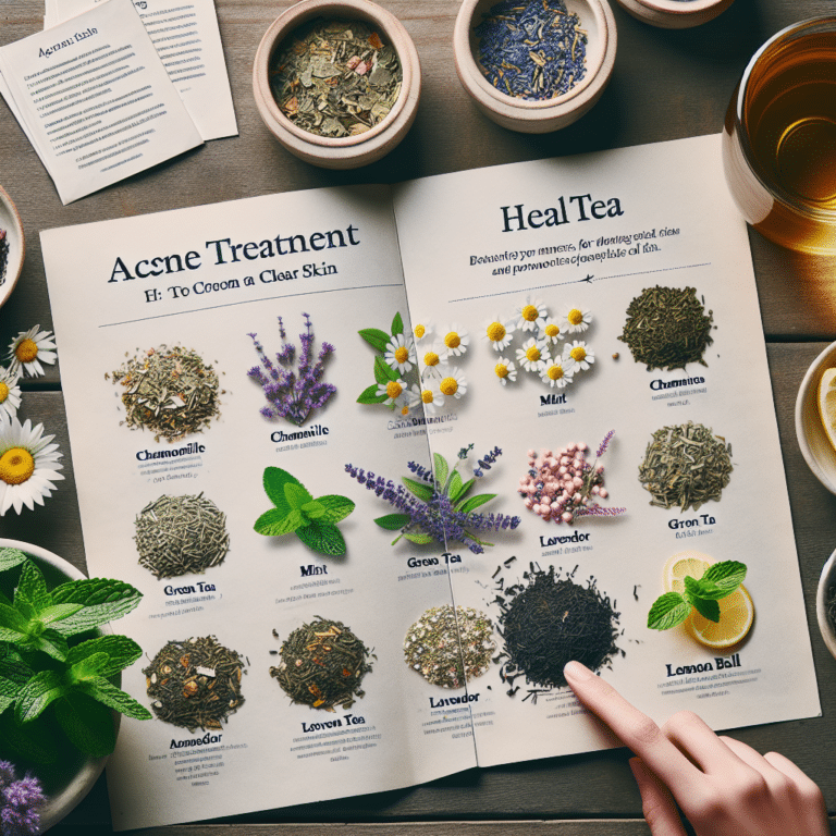 herbal teas for clear skin and acne treatment