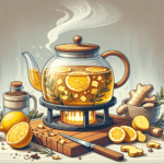 how to make refreshing ginger lemon tea at home