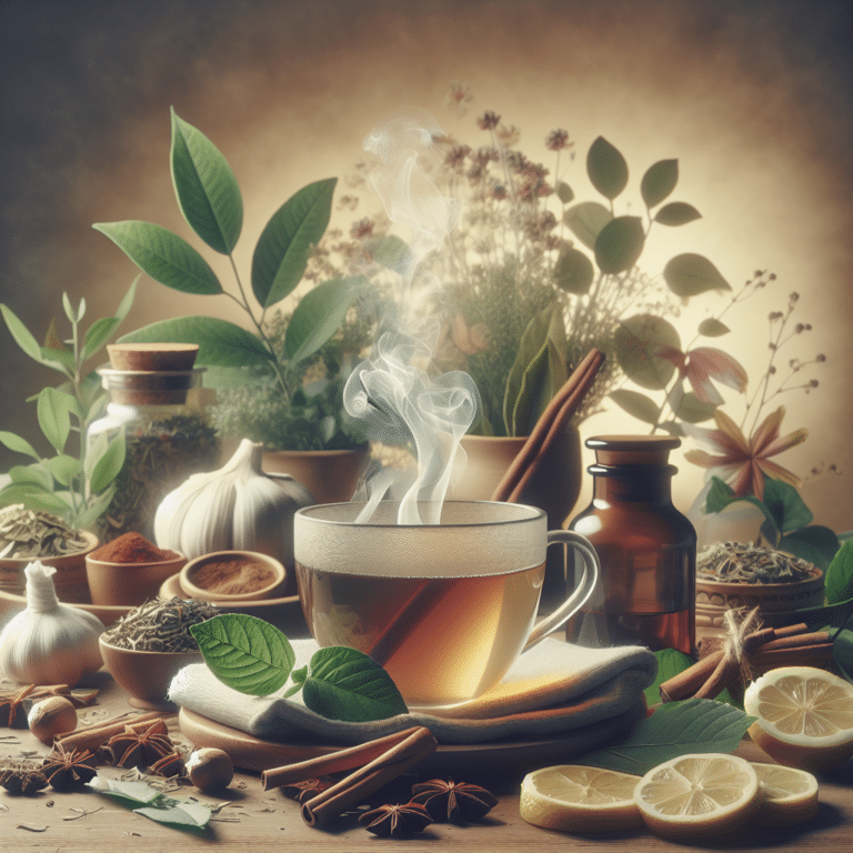 soothing herbal teas for cough and sore throat